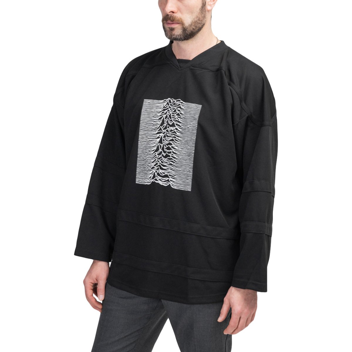Pleasures x Joy Divison Interzone Hockey Jersey (Schwarz) - Allike Store