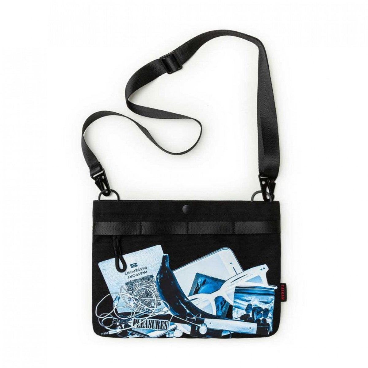 Pleasures x Taikan Sacoche Bag (Schwarz) - Allike Store