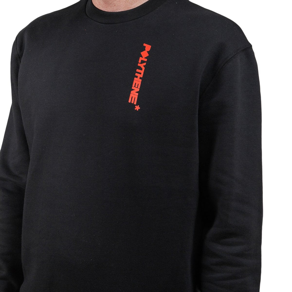 Polythene* Optics Metal Rod Crewneck Sweater (Schwarz) - Allike Store