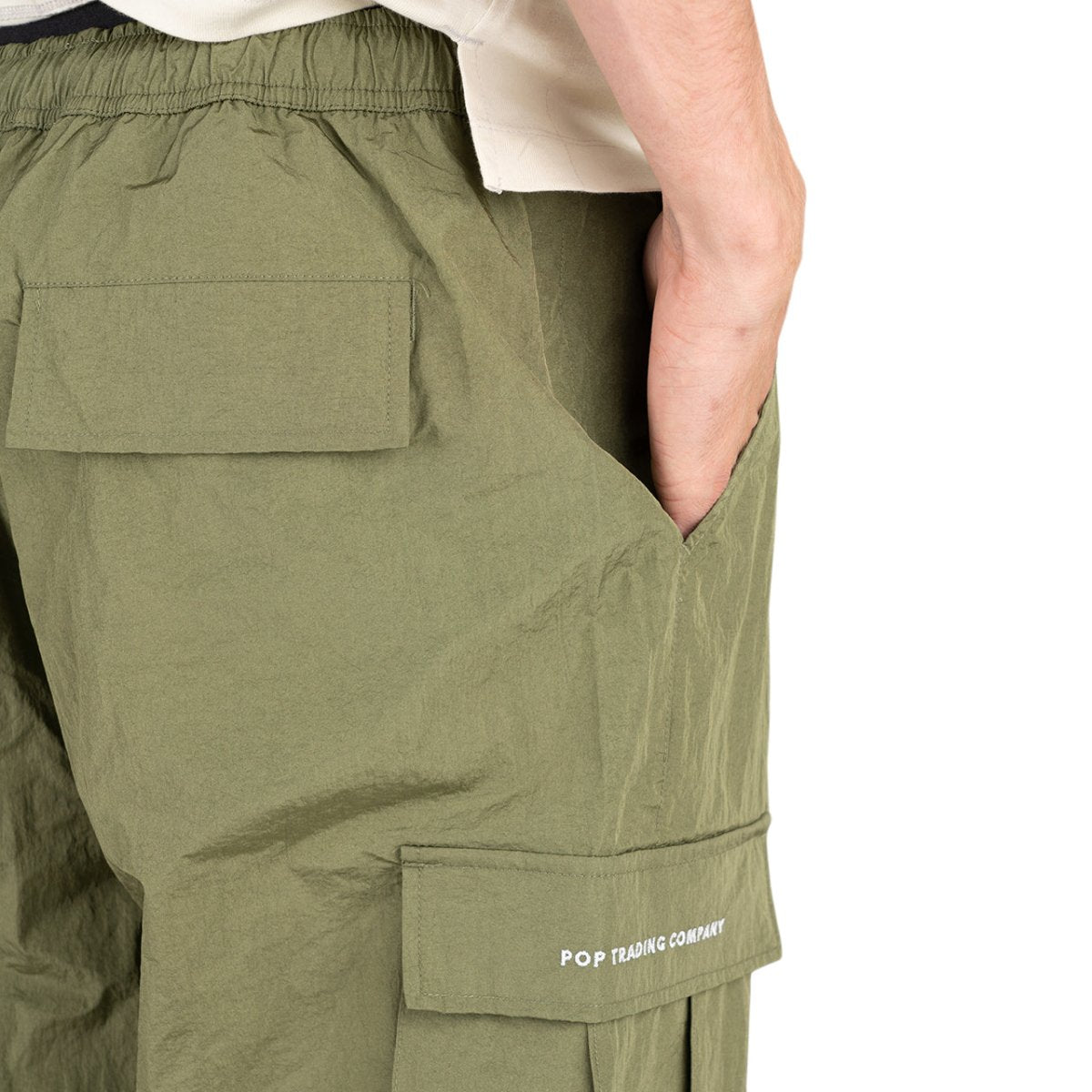 Pop Trading Company Cargo Trackpant (Oliv)  - Allike Store