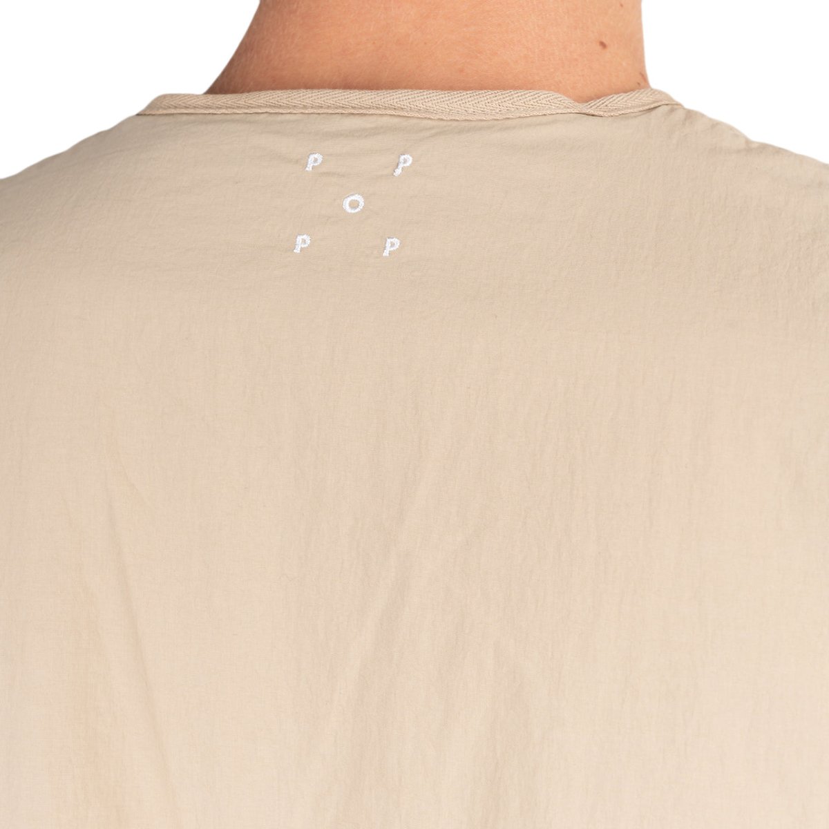 Pop Trading Company Harold Reversible Vest (Beige) - Allike Store