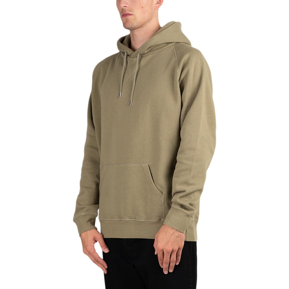 Pop Trading Company Logo Hooded Sweat (Oliv) - Allike Store