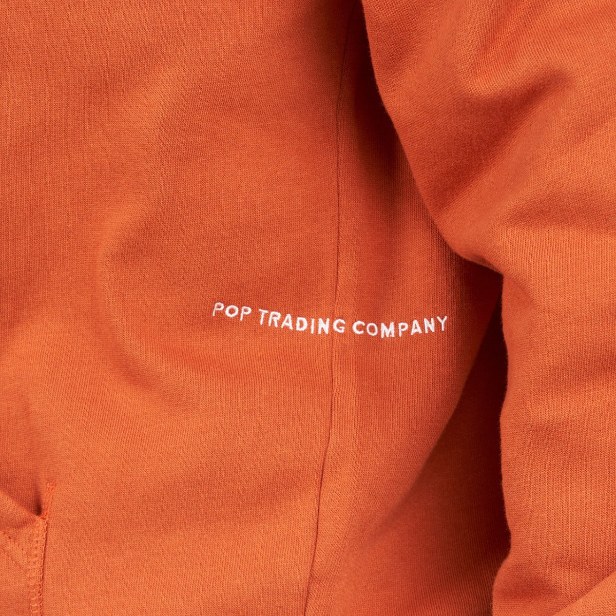 Pop Trading Company Logo Hooded Sweat (Orange / Gelb) - Allike Store