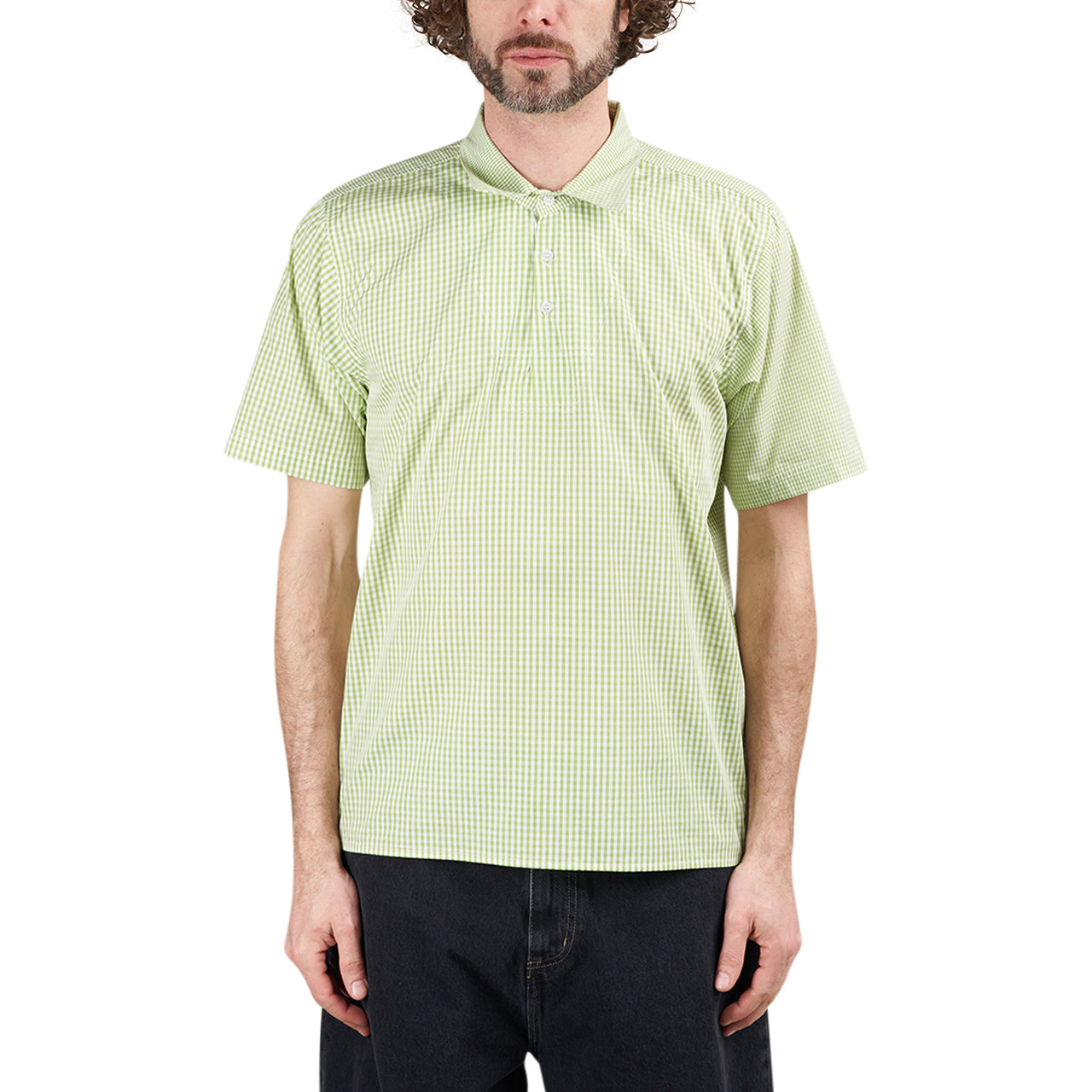 Pop Trading Company Italo Shirt (Green / White)