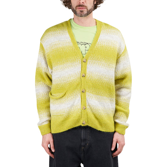 Pop Trading Company Knitted Cardigan (Grün / Beige)  - Cheap Witzenberg Jordan Outlet