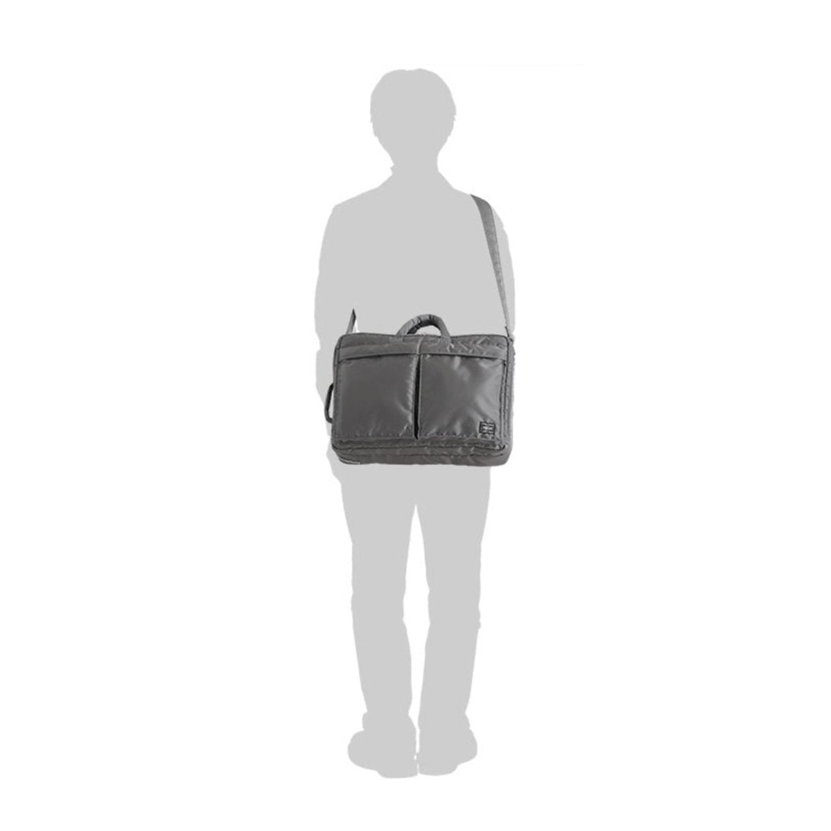 Porter by Yoshida 3Way Briefcase (Grau) - Allike Store