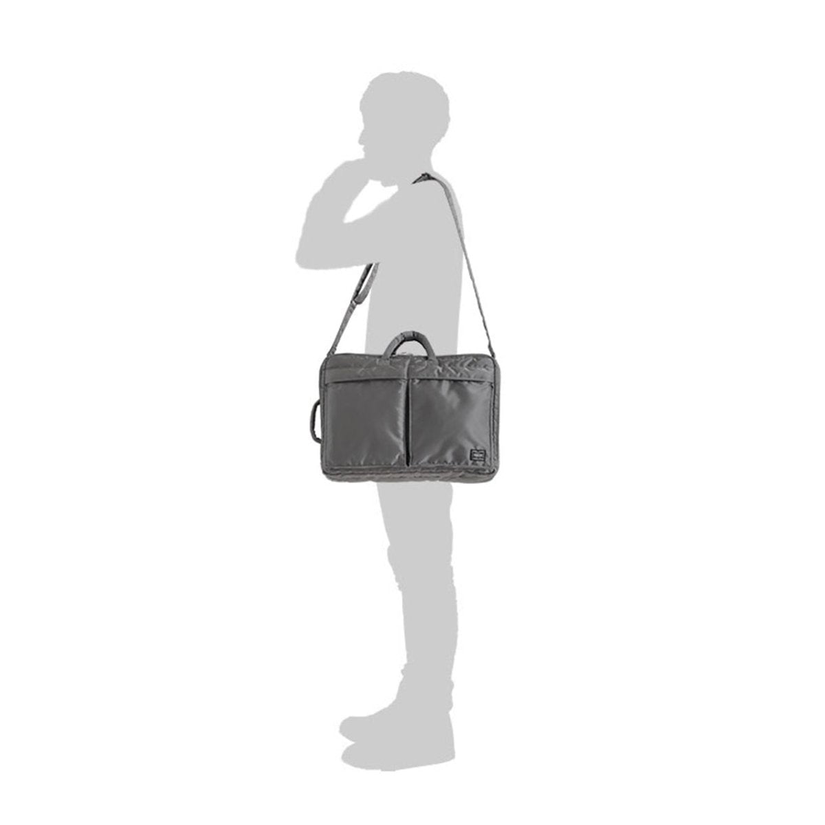 Porter by Yoshida 3Way Briefcase (Grau) - Allike Store