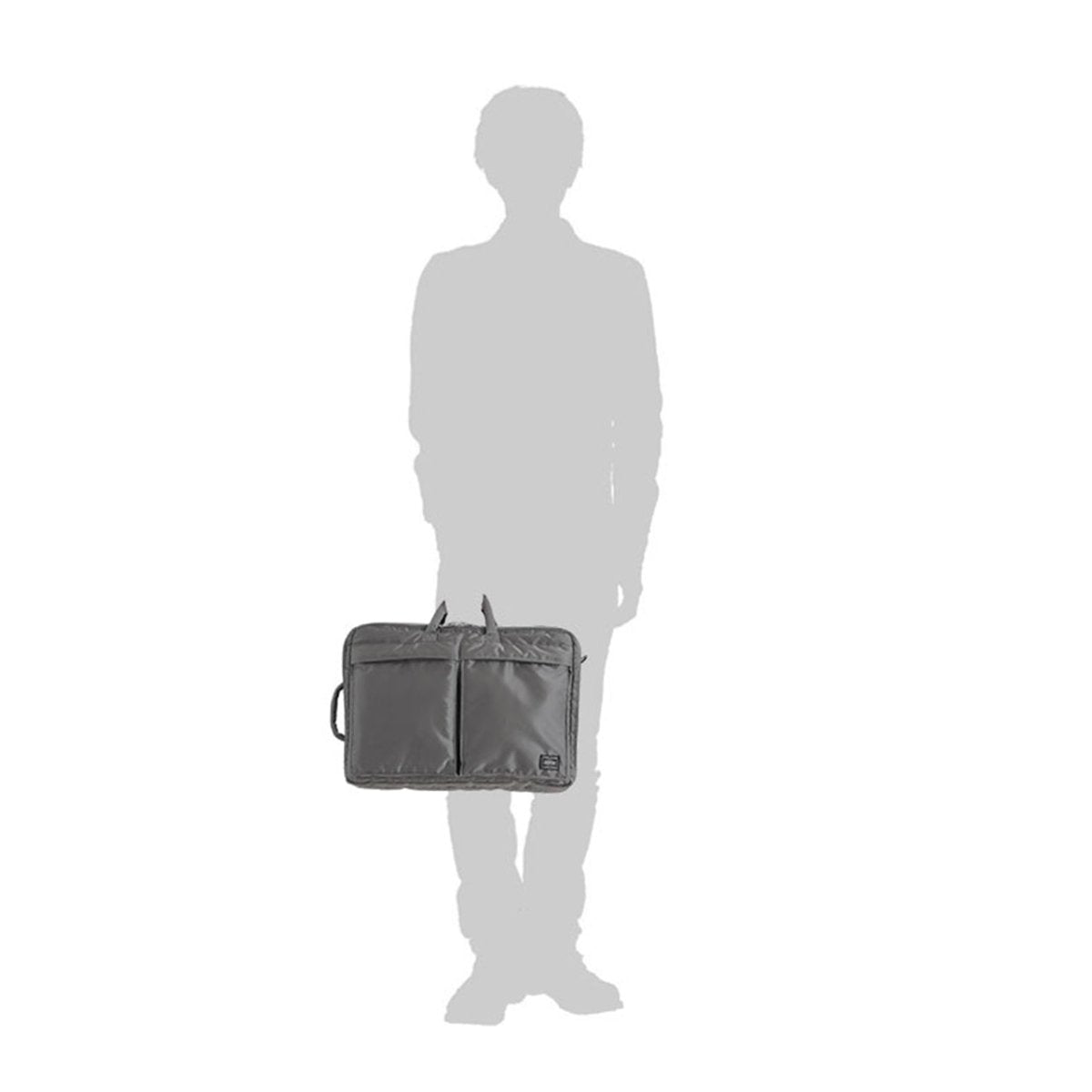 Porter by Yoshida 3Way Briefcase (Grau) - Allike Store