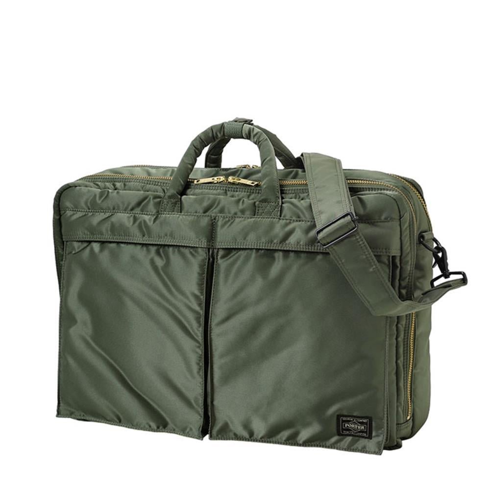 Porter by Yoshida 3Way Briefcase (Olive) - Allike Store