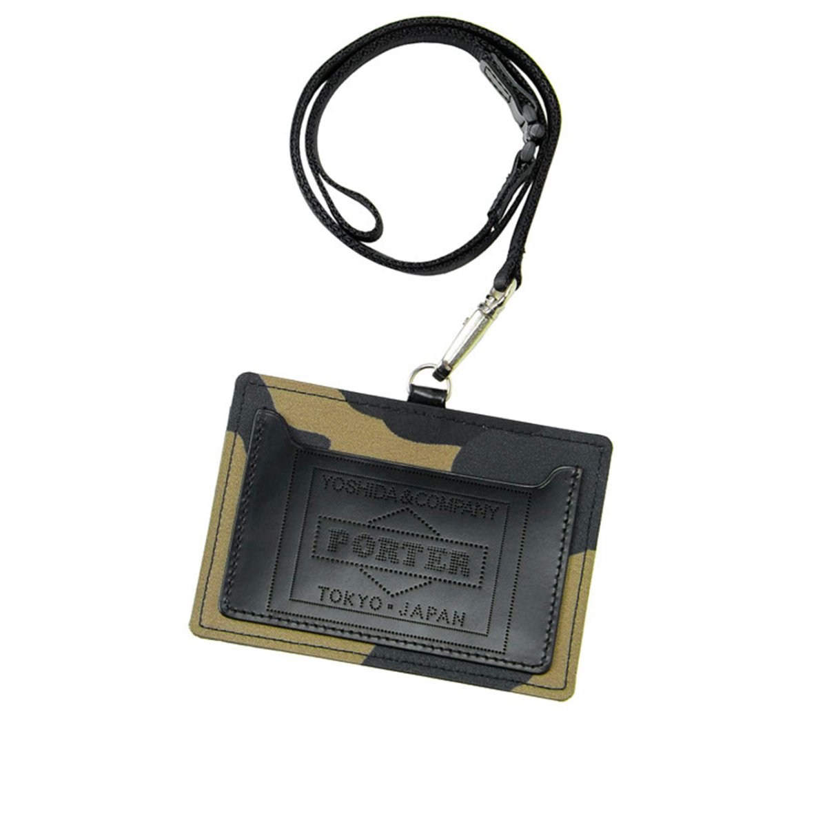 Porter by Yoshida Camouflage Wallet ID Case (Khaki) - Allike Store