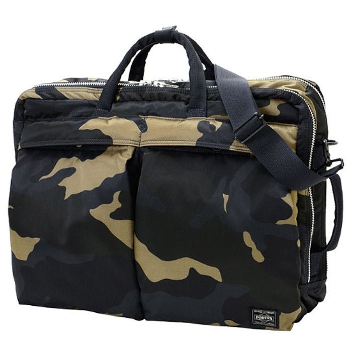 Porter by Yoshida Counter Shade 3way Briefcase (Woodland Khaki) - Allike Store