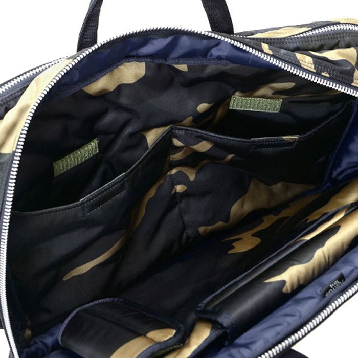 Porter by Yoshida Counter Shade 3way Briefcase (Woodland Khaki) - Allike Store