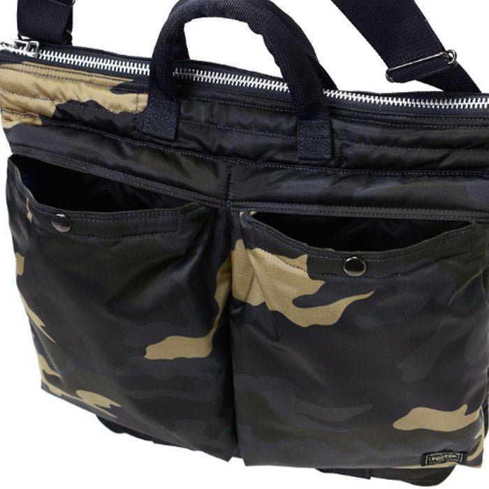 Porter by Yoshida Counter Shade Helmet Bag (Woodland Khaki) - Allike Store