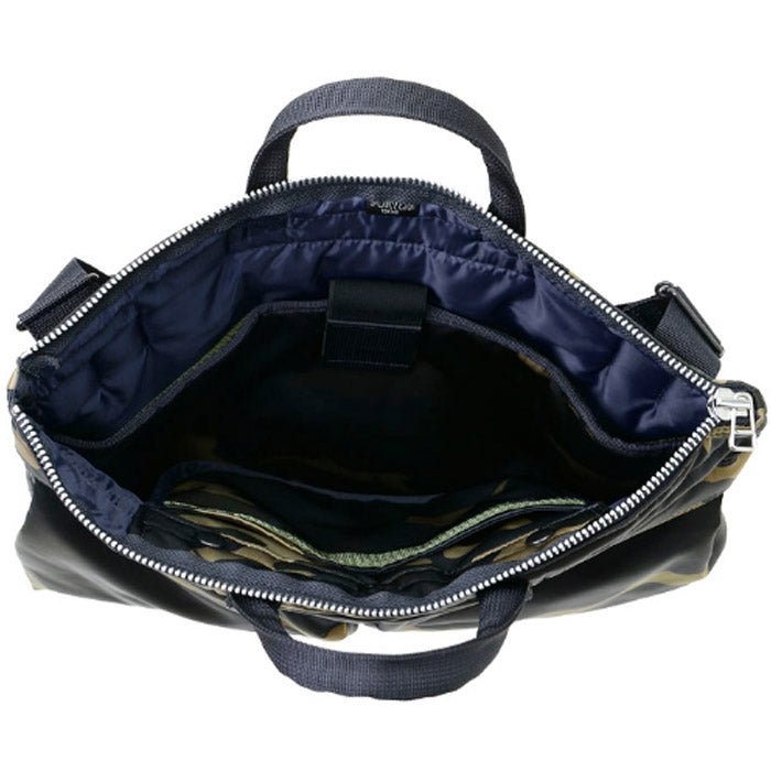 Porter by Yoshida Counter Shade Helmet Bag (Woodland Khaki) - Allike Store