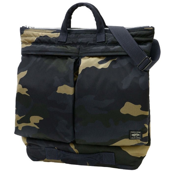 Porter by Yoshida Counter Shade Helmet Bag (Woodland Khaki) - Allike Store