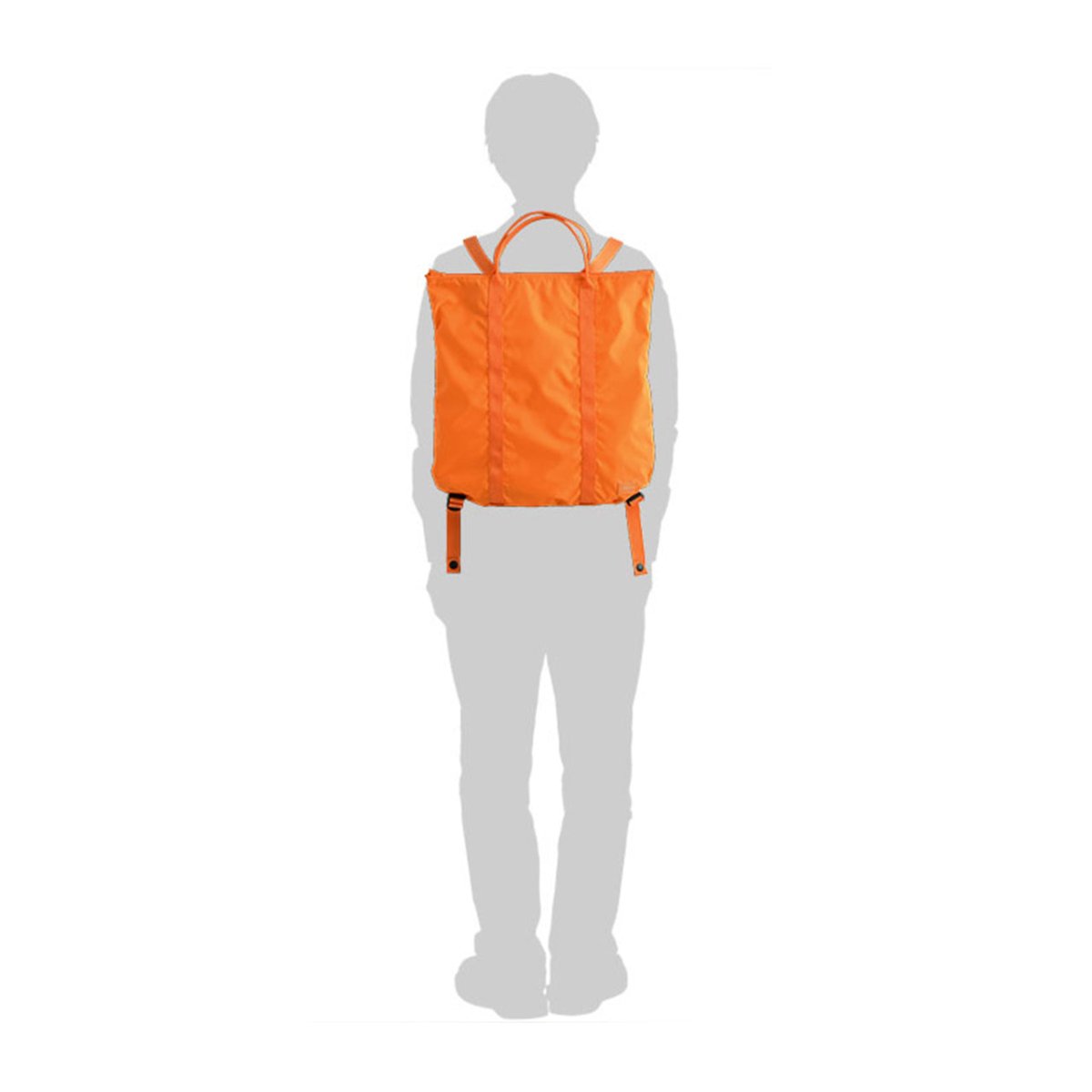 Porter by Yoshida Flex 2 Way Tote Bag (Orange) - Allike Store