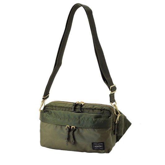 Porter by Yoshida Force Series 2Way Waist Bag (Olive)  - Allike Store
