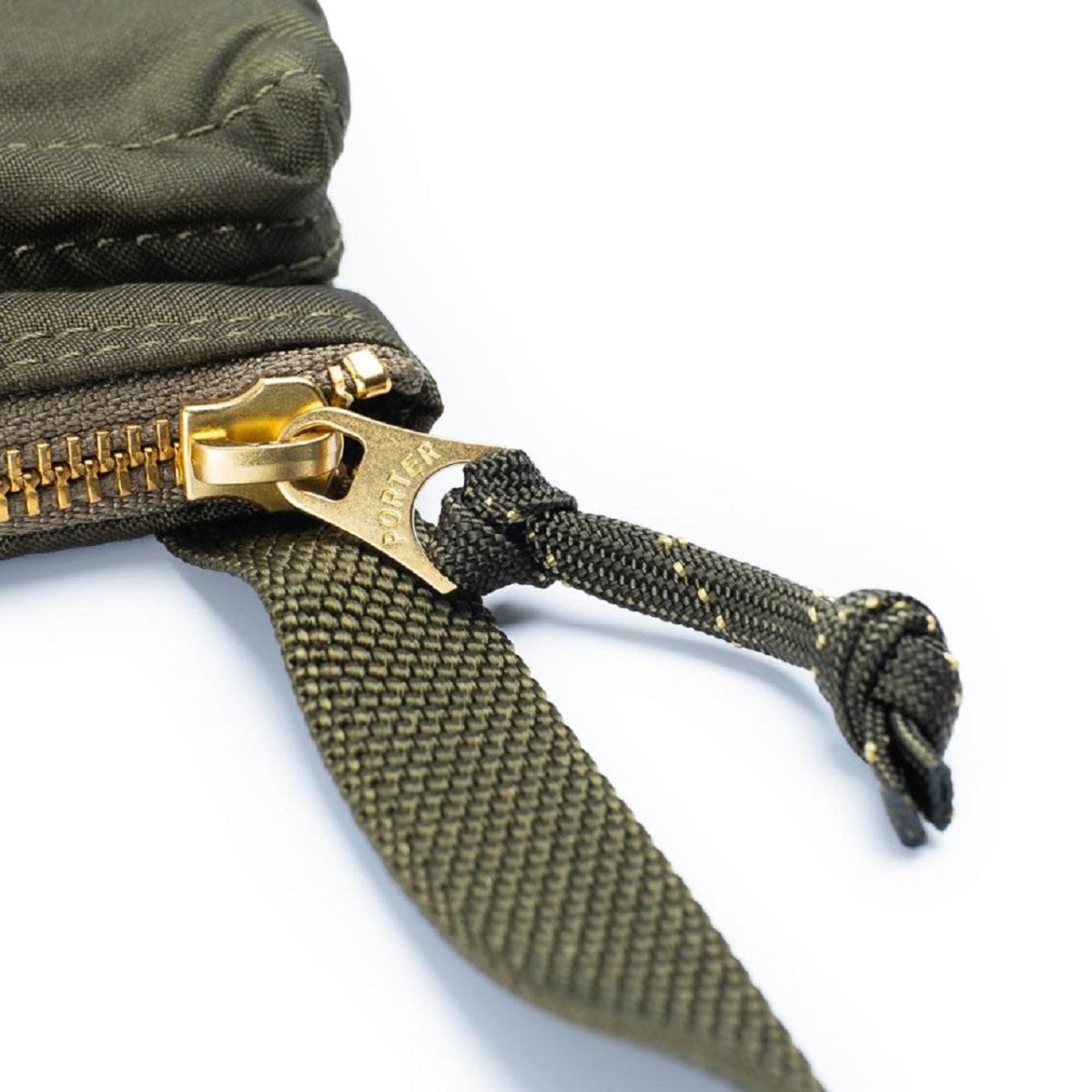 Porter by Yoshida Force Series Shoulder Pouch (Olive) - Allike Store