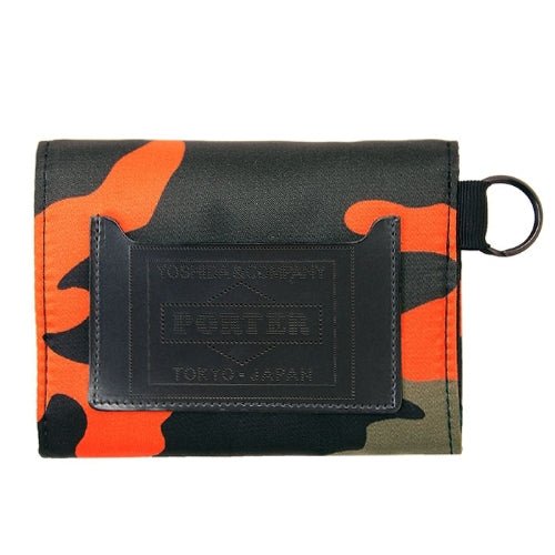 Porter by Yoshida Original PS Camo Wallet (Orange) - Allike Store