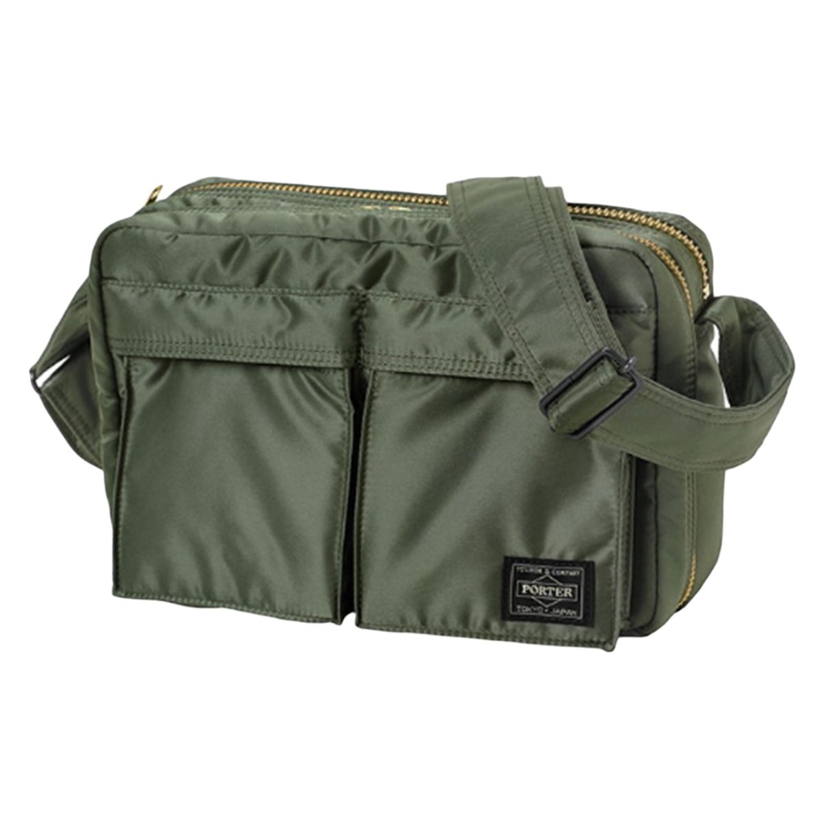 Porter by Yoshida Tanker Shoulder Bag S (Olive) - Allike Store