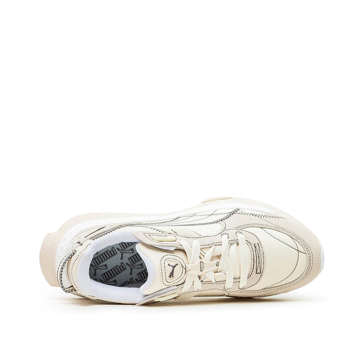 Puma Wild Rider Embroidered (Beige) - Allike Store