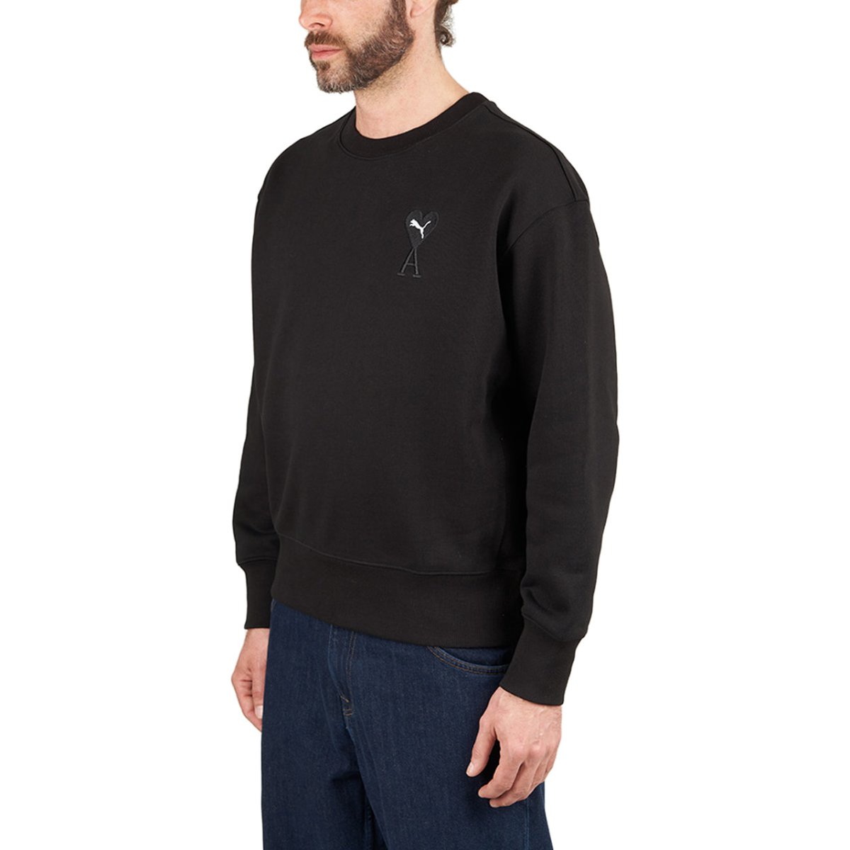 Puma x Ami Paris Crewneck Sweatshirt (Schwarz) - Allike Store