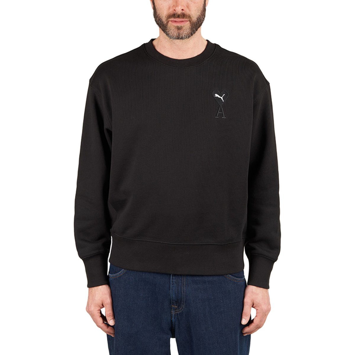 Puma x Ami Paris Crewneck Sweatshirt (Schwarz) - Allike Store