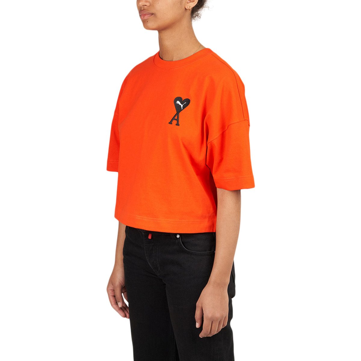 Puma x Ami Paris WMNS Graphic Tee (Orange) - Allike Store