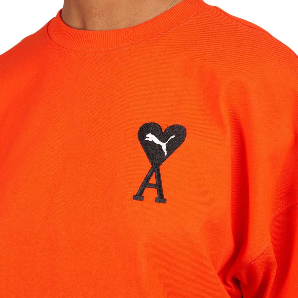 Puma x Ami Paris WMNS Graphic Tee (Orange) - Allike Store