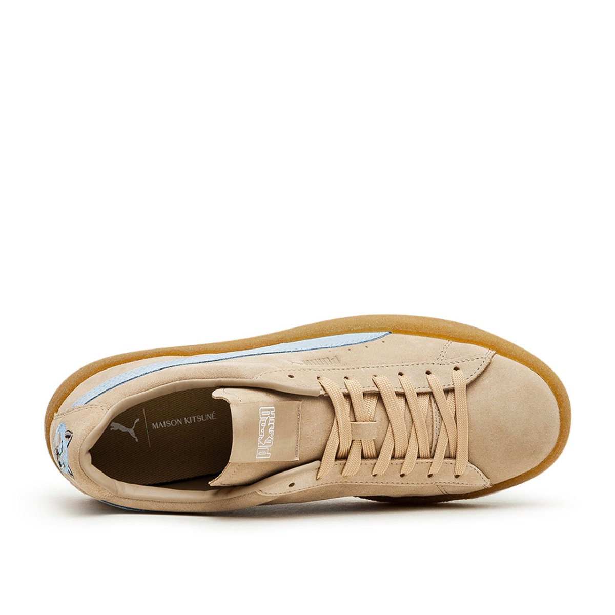 Puma x Maison Kitsuné Suede Crepe (Beige / Blau) - Allike Store