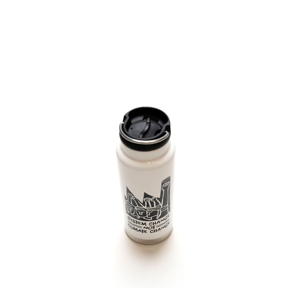Raised by Wolves Black Lodges Insulated Bottle (Weiß) - Allike Store