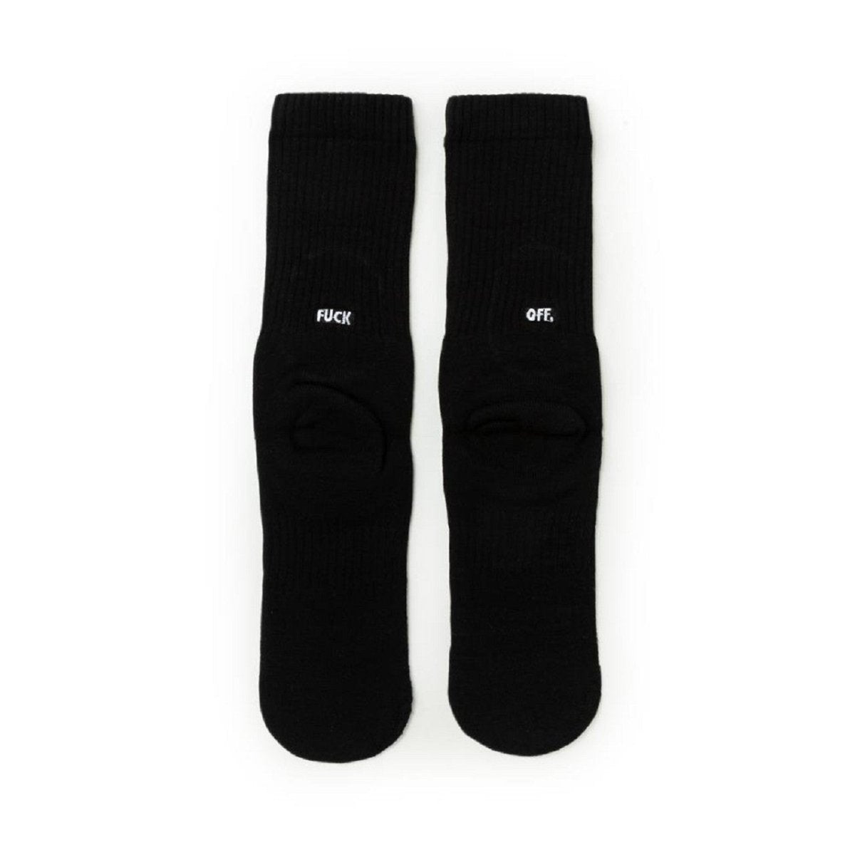 Raised by Wolves Fuck Off Socks (Schwarz) - Allike Store