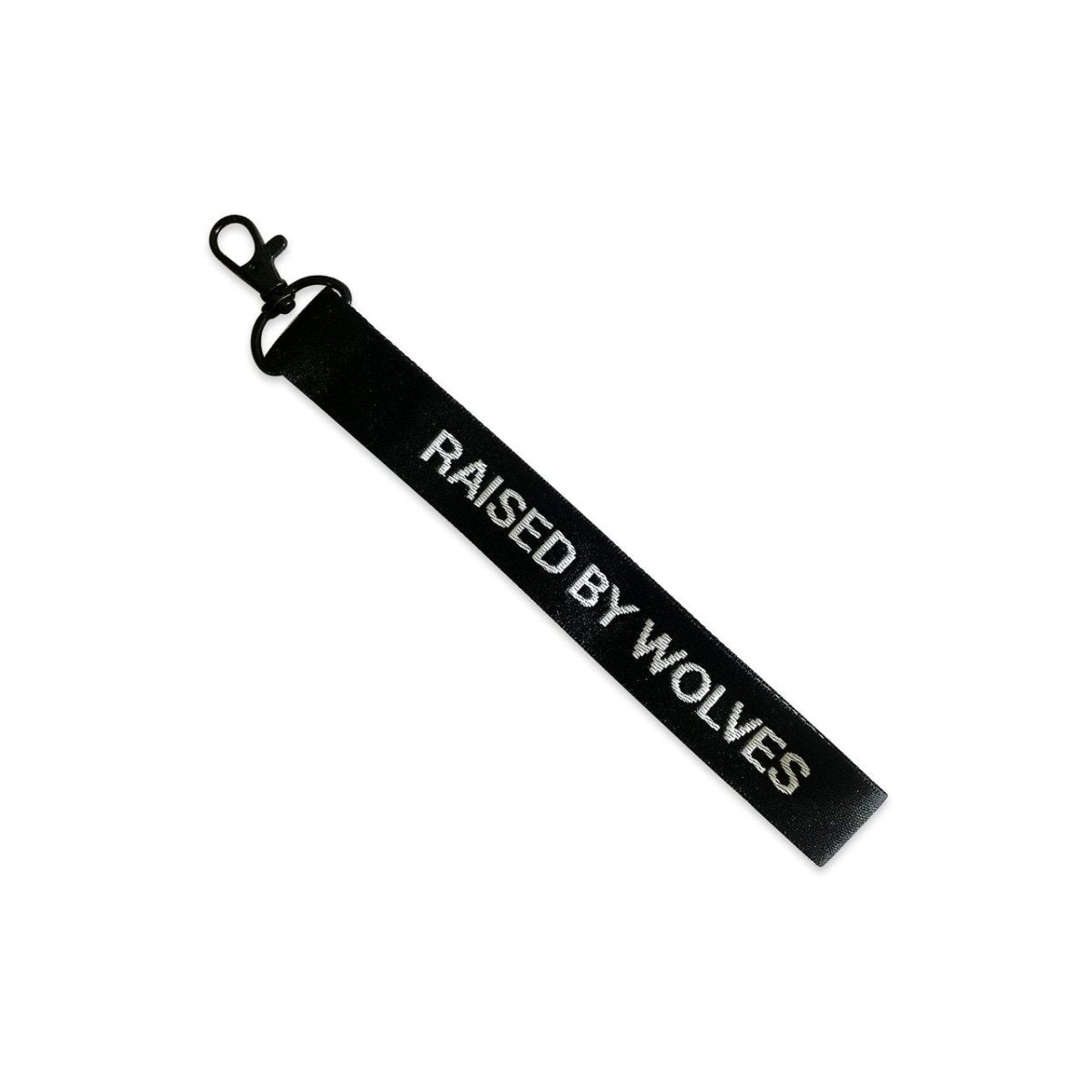 Raised By Wolves Jacquard Keychain (Schwarz) - Allike Store