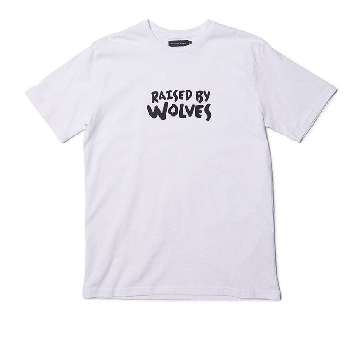 Raised by Wolves Tag Logo T-Shirt (Weiß) - Allike Store