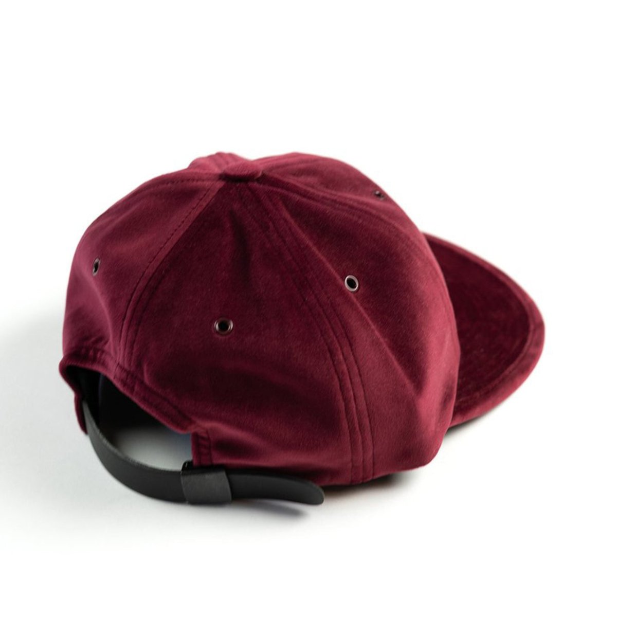 Raised by Wolves Velvet 6 Panel Cap (Weinrot) - Allike Store