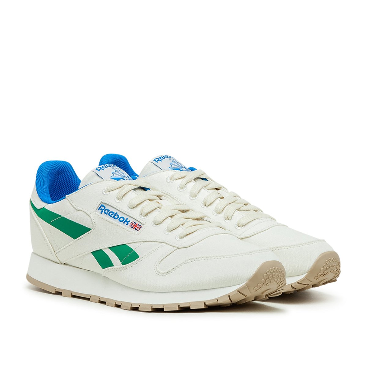 Reebok Classic Leather Glow (Weiß / Grün / Blau) - Allike Store