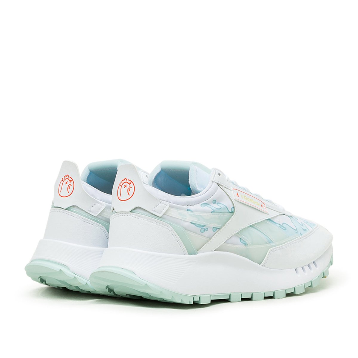 Reebok Classic Leather Legacy Hot Ones (Weiß / Hellblau) - Allike Store