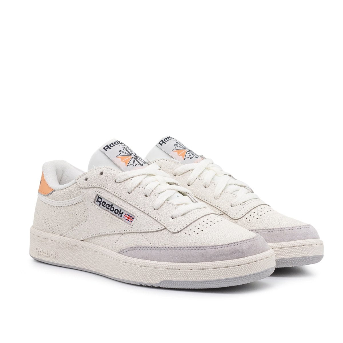 Reebok Club C 85 FT (Chalk / Sunbaked Orange) - Allike Store