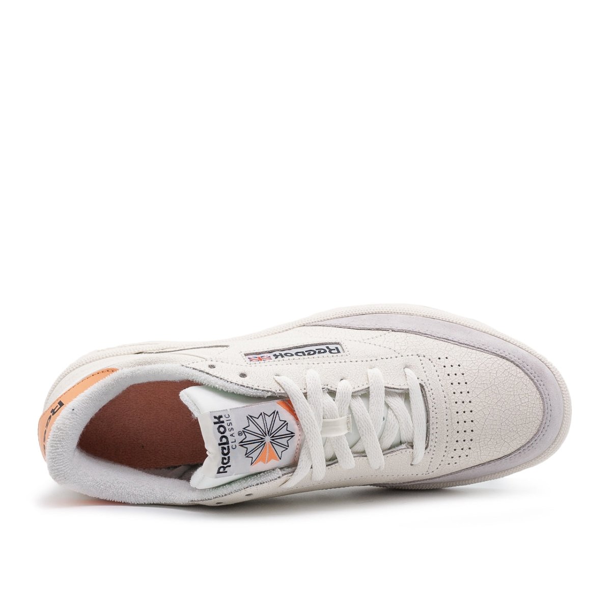 Reebok Club C 85 FT (Chalk / Sunbaked Orange) - Allike Store