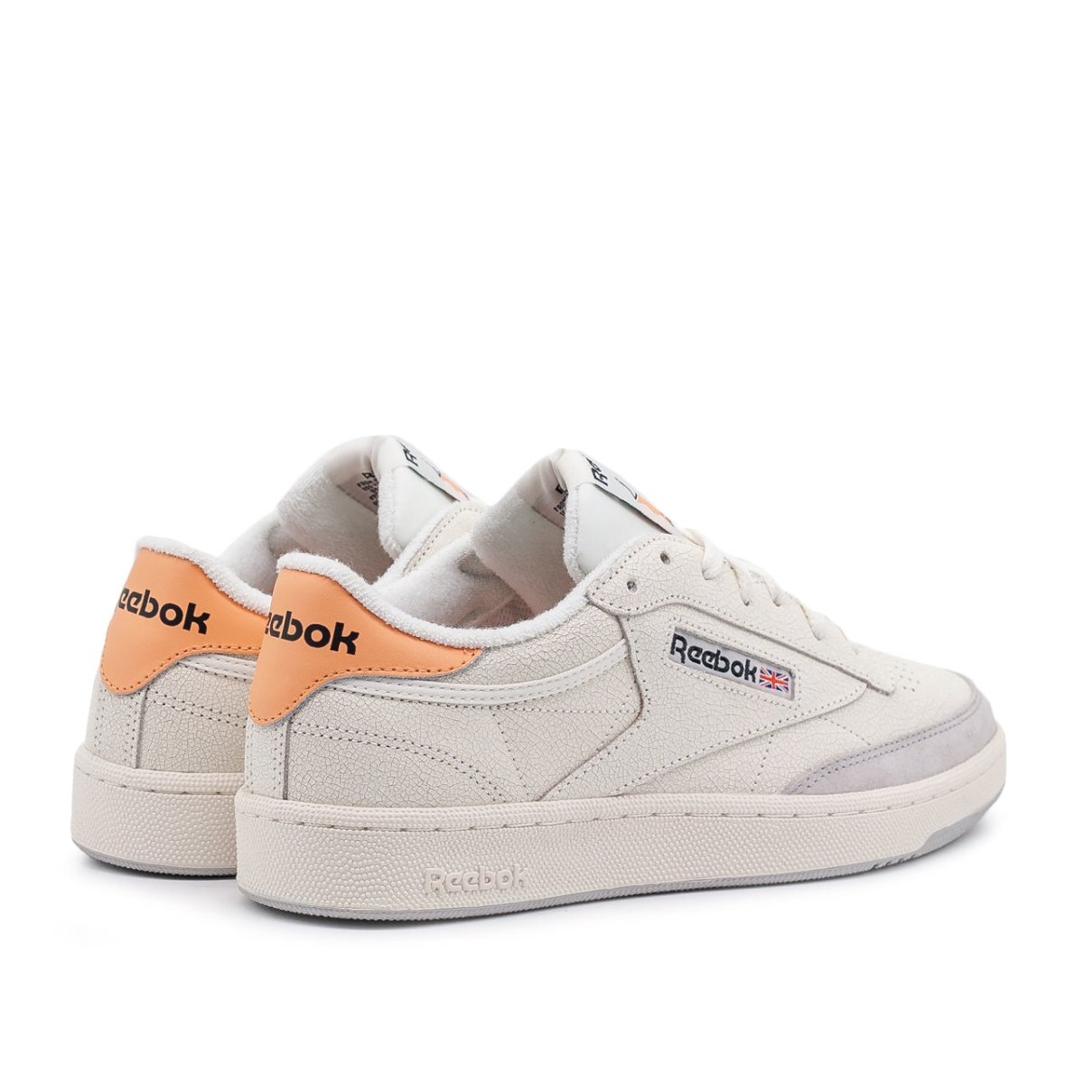 Reebok Club C 85 FT (Chalk / Sunbaked Orange) - Allike Store