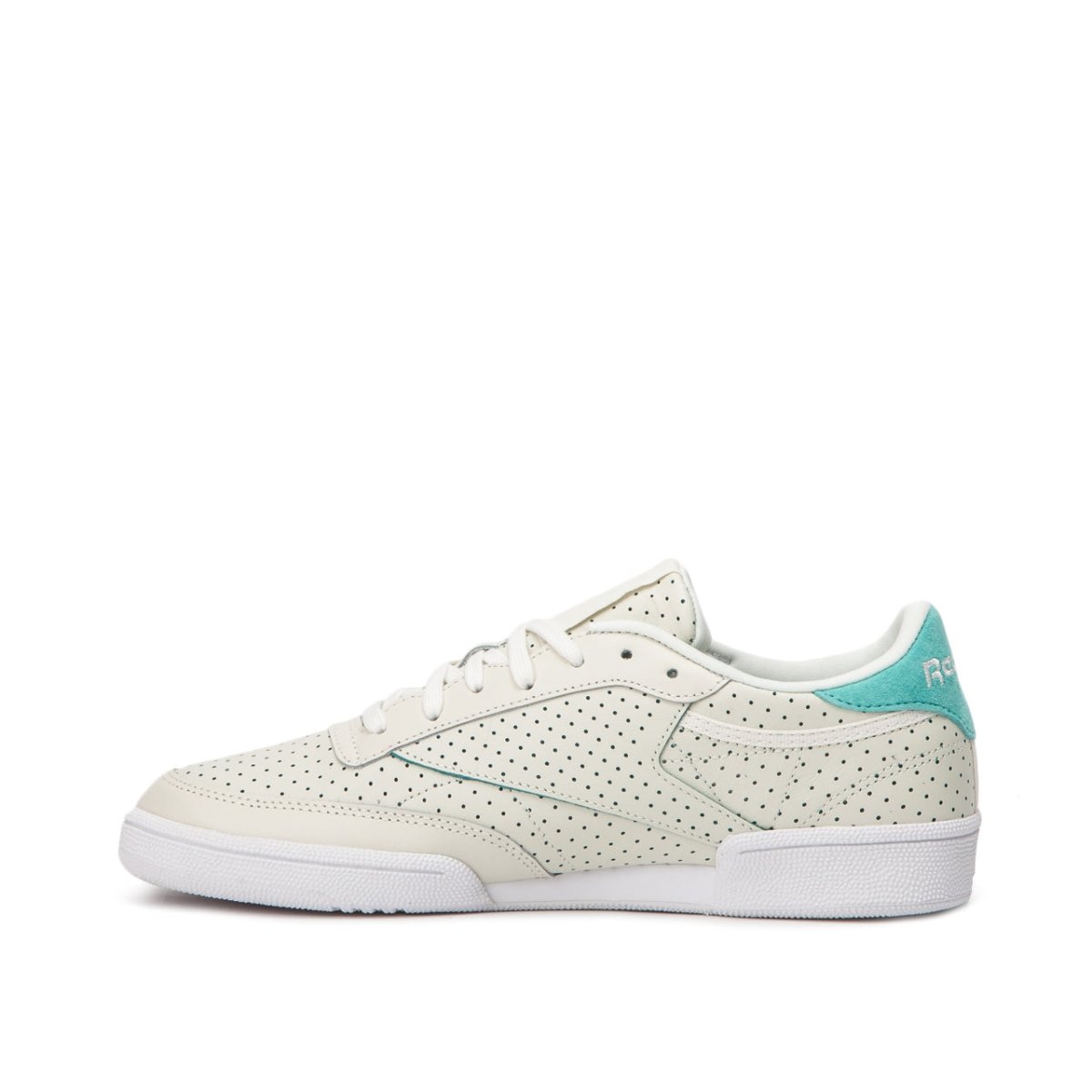 Reebok Club C 85 Popped Perf W (Weiß / Türkis) - Allike Store