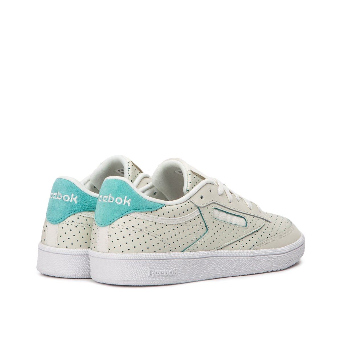 Reebok Club C 85 Popped Perf W (Weiß / Türkis) - Allike Store