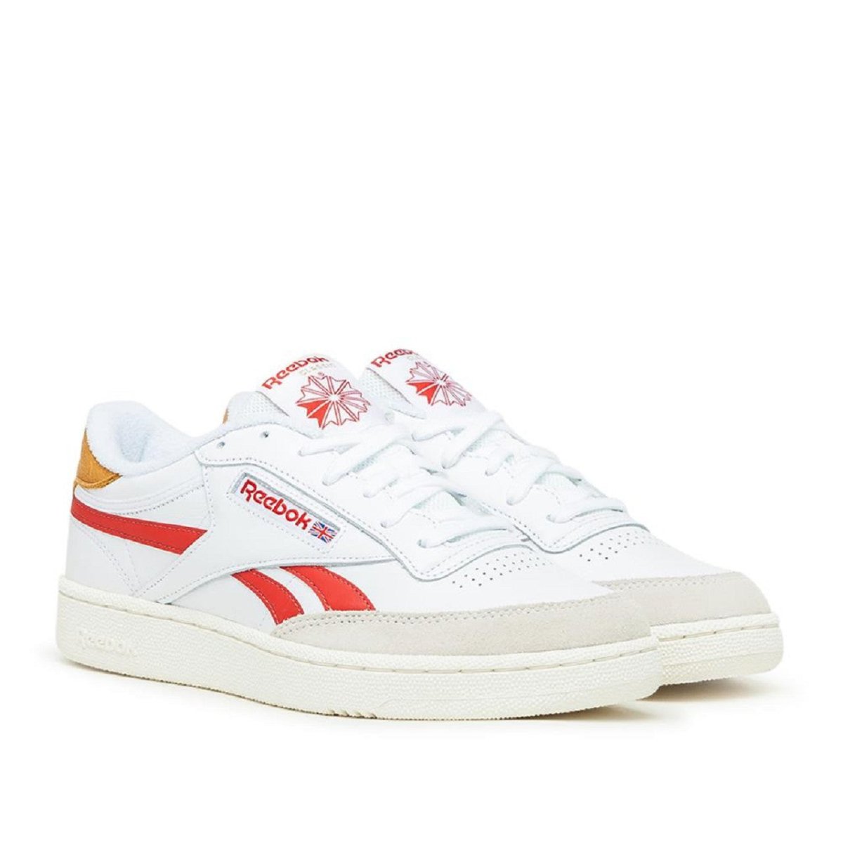 Reebok Club C Revenge (Weiß / Rot / Beige) - Allike Store
