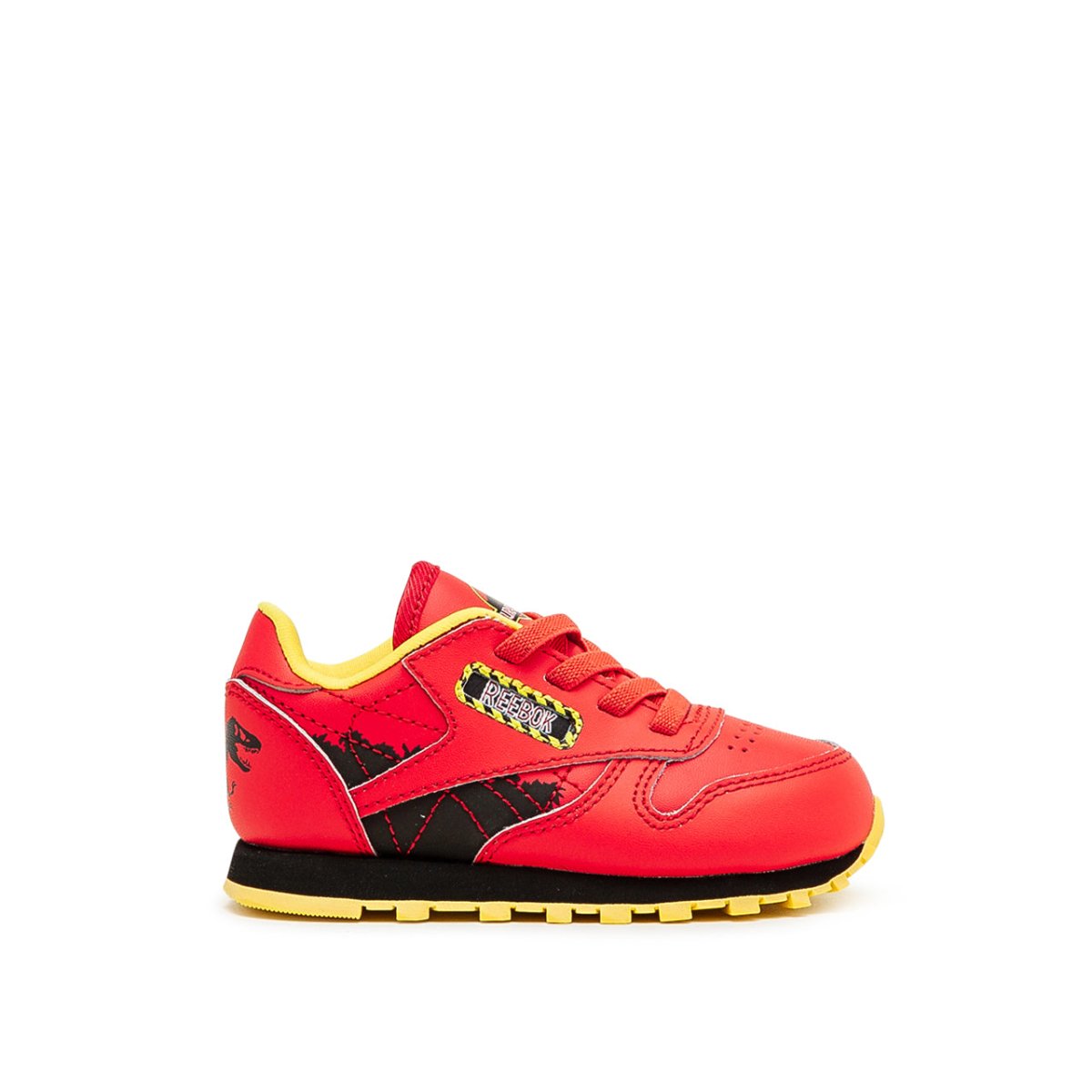Reebok Infants x Jurassic Park CL Leather (Rot / Gelb) - Allike Store