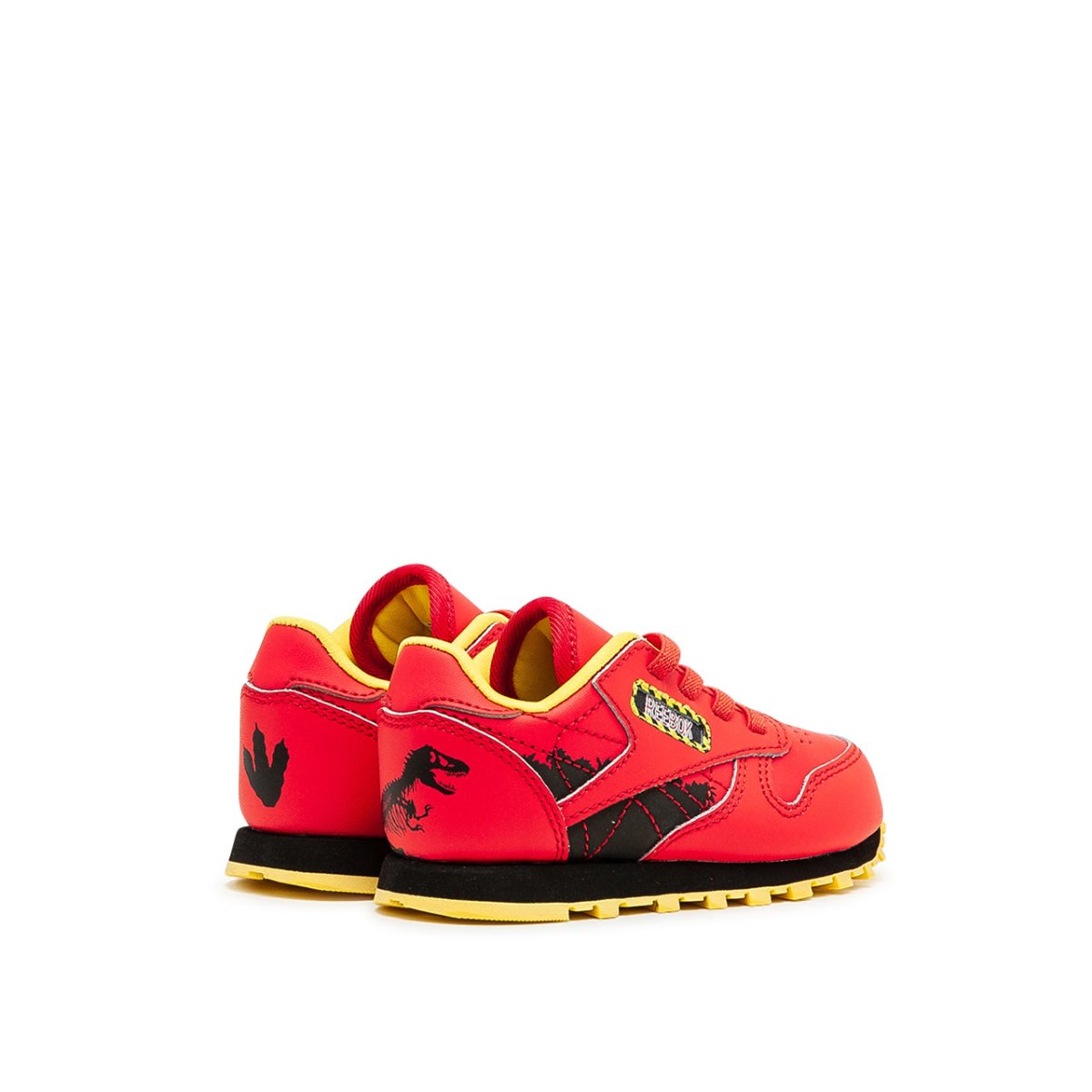 Reebok Infants x Jurassic Park CL Leather (Rot / Gelb)  - Allike Store