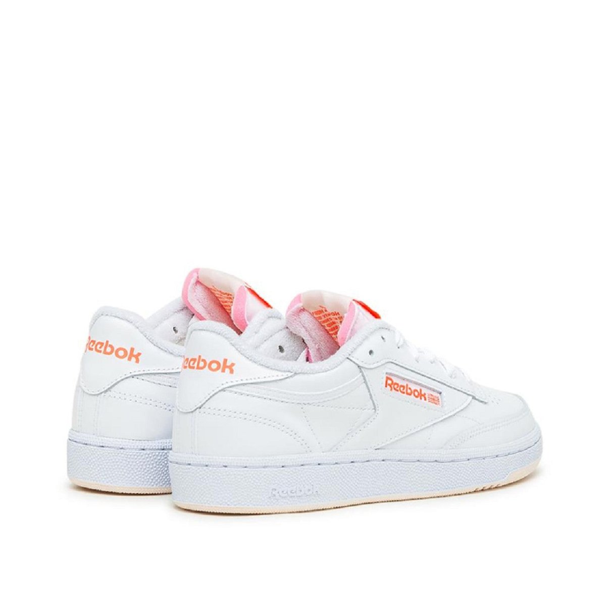 Reebok WMNS Club C 85 (Weiß / Orange) - Allike Store