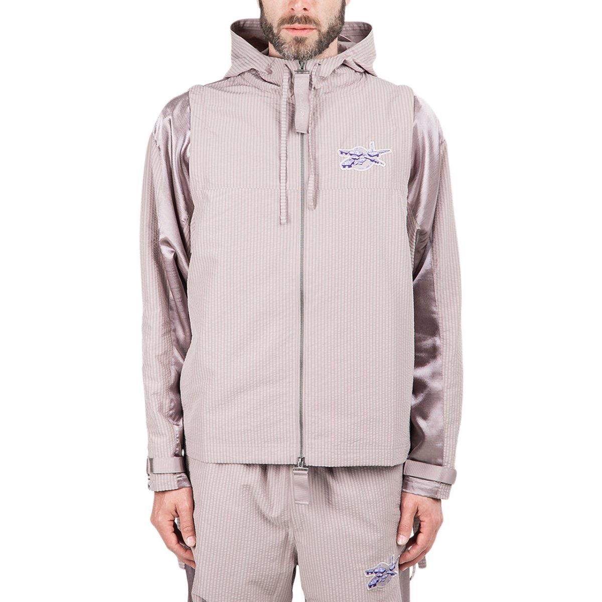 Reebok x Cottweiler Convertible Jacket (Grau / Flieder)  - Allike Store