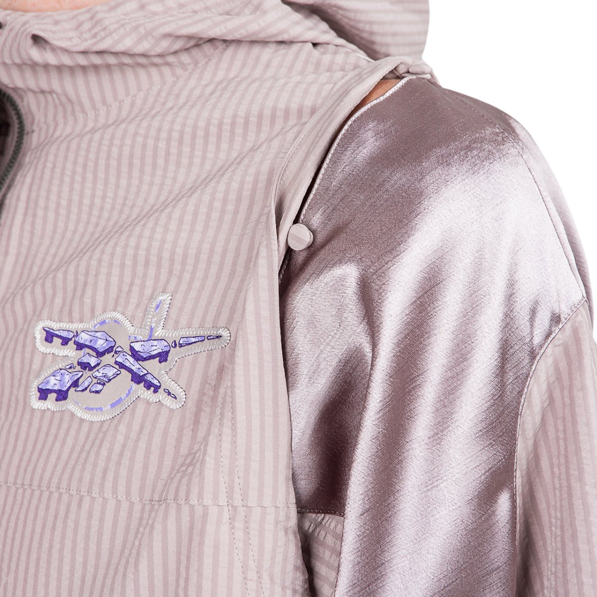 Reebok x Cottweiler Convertible Jacket (Grau / Flieder) - Allike Store