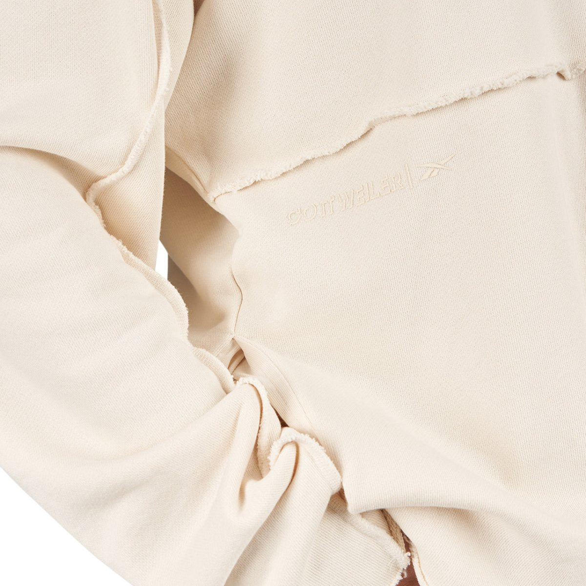 Reebok x Cottweiler Waffle Knit Hoodie (Ungefärbt) - Allike Store