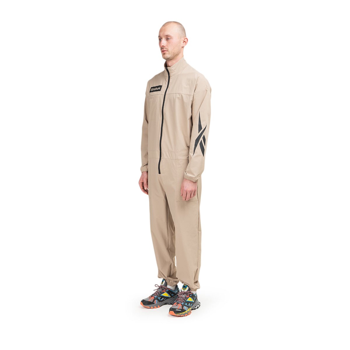 Reebok x Ghostbusters Woven Jumpsuit (Beige / Schwarz) - Allike Store
